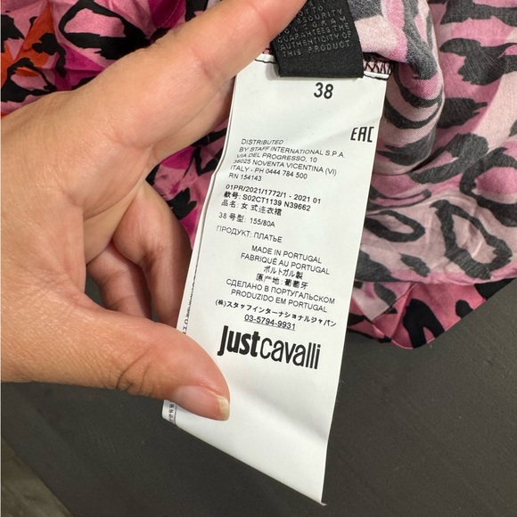 Just Cavalli contrast- panel mini dress - Picture 9 of 9